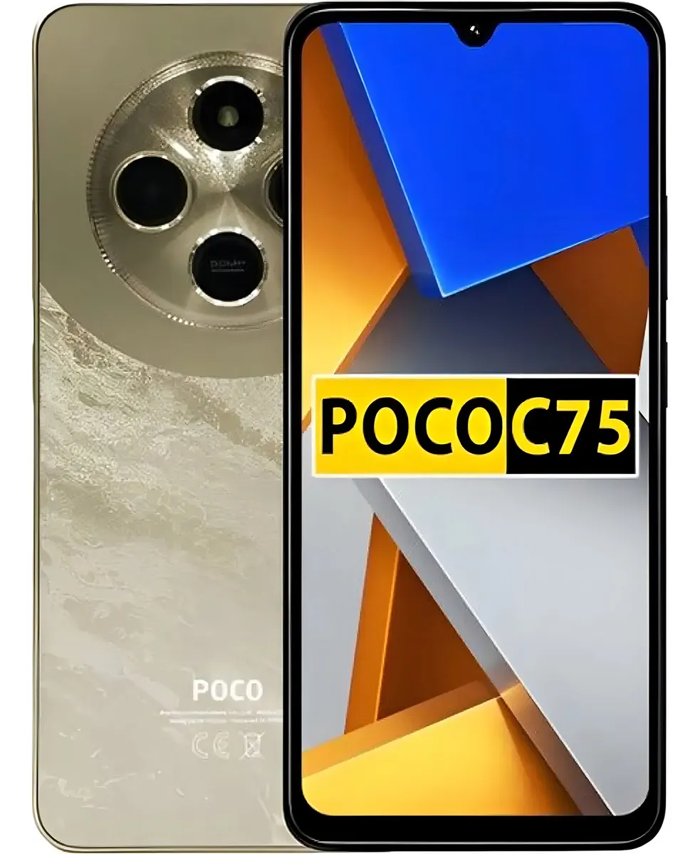 Celular Xiaomi Poco C75 Dual Sim 8gb Ram 256gb C + Cor Dourado