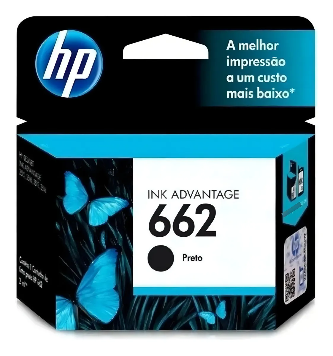 Cartucho De Tinta Hp 662 Preto Advantage