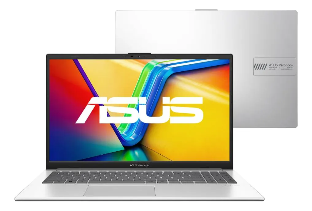 Notebook ASUS Vivobook Go 15 Core i3 N305 4GB Ram 256GB SSD W11 Home Tela 15,6" Full HD Prata Metálico - E1504GA-NJ441W