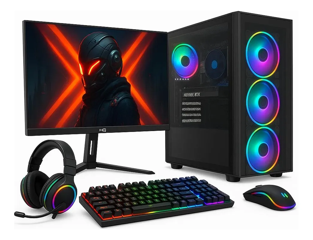 Pc Gamer 3green Amd Ryzen 7 5700g 32gb Ssd 1tb Monitor 24 1 Tb 32 Gb Radeon Vega 8