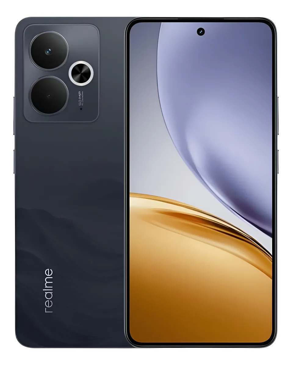 Smartphone Realme 14t 5g 8gb 256gb Nfc Dual Sim Cores: Preto Black Obsidian Black