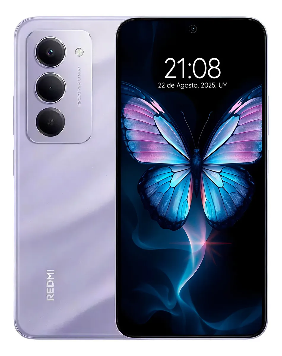 Xiaomi Redmi 15 12gb Ram 128gb Dual Sim 50mp Fm Impressão digital Dimm Violeta