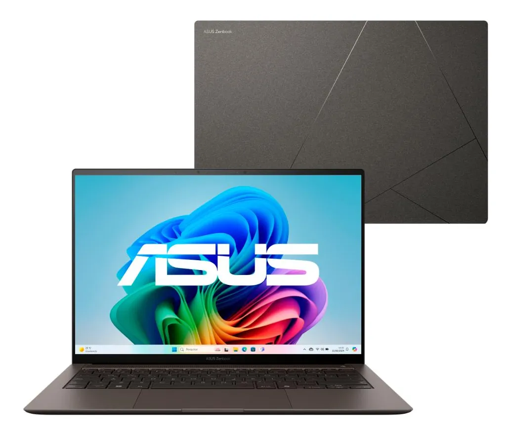 Notebook ASUS Zenbook S 14 OLED UX5406SA Intel Core Ultra 7 258V 32GB Ram 1TB SSD Win11 Home 14" FHD 120Hz Gray -PZ172W