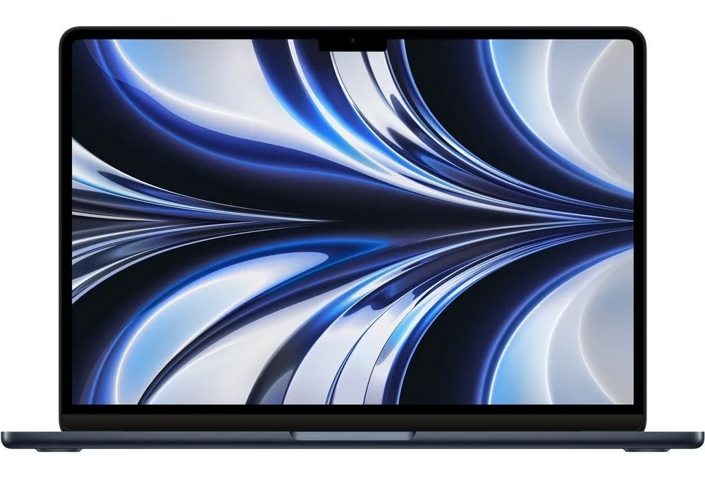 Apple MacBook Air M2 2022 MLY23LE/A Midnight 2560 px x 1664 px disco SSD 256 GB Apple M2 16GB de Ram