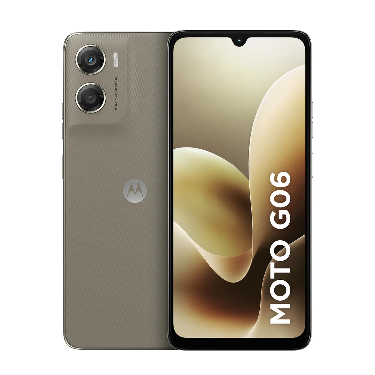 Smartphone Motorola Moto G06 - 256gb 12gb (4gb Ram + 8gb Ram Boost) E Camera 50mp Com Ai Bateria De 5200 Mah Tela 6.9 - Bege