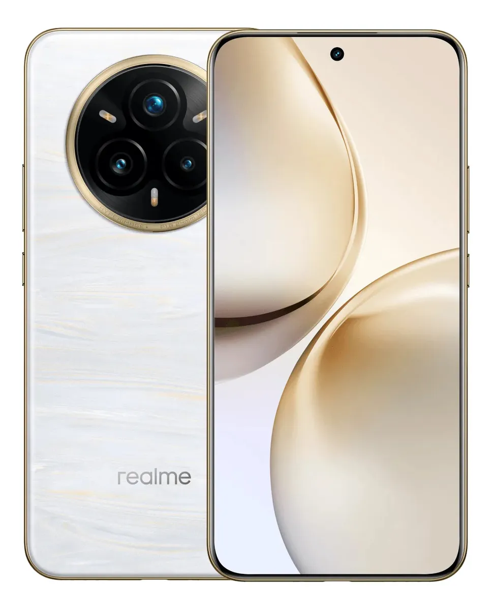 Celular Realme 14 Pro+ 5g 512gb 12gb Ram Com Nfc Pearl White