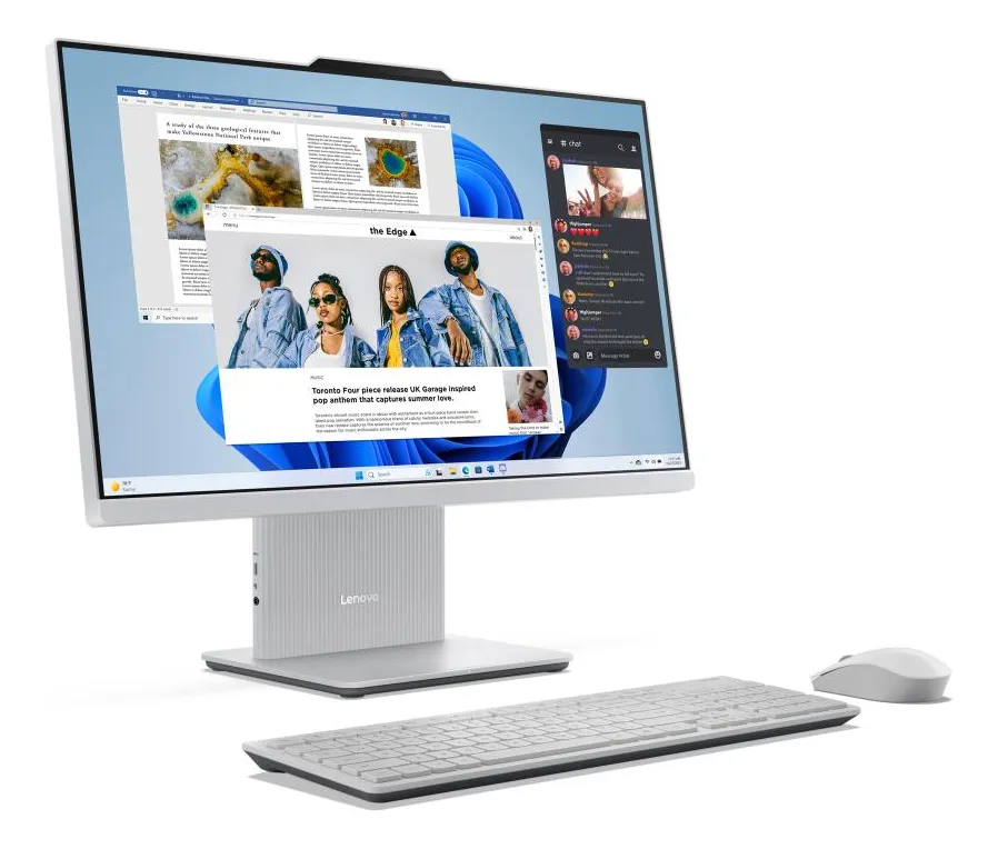 Computador Lenovo All In One Intel Core I7 16gb 512gb W11 Cloudgrey