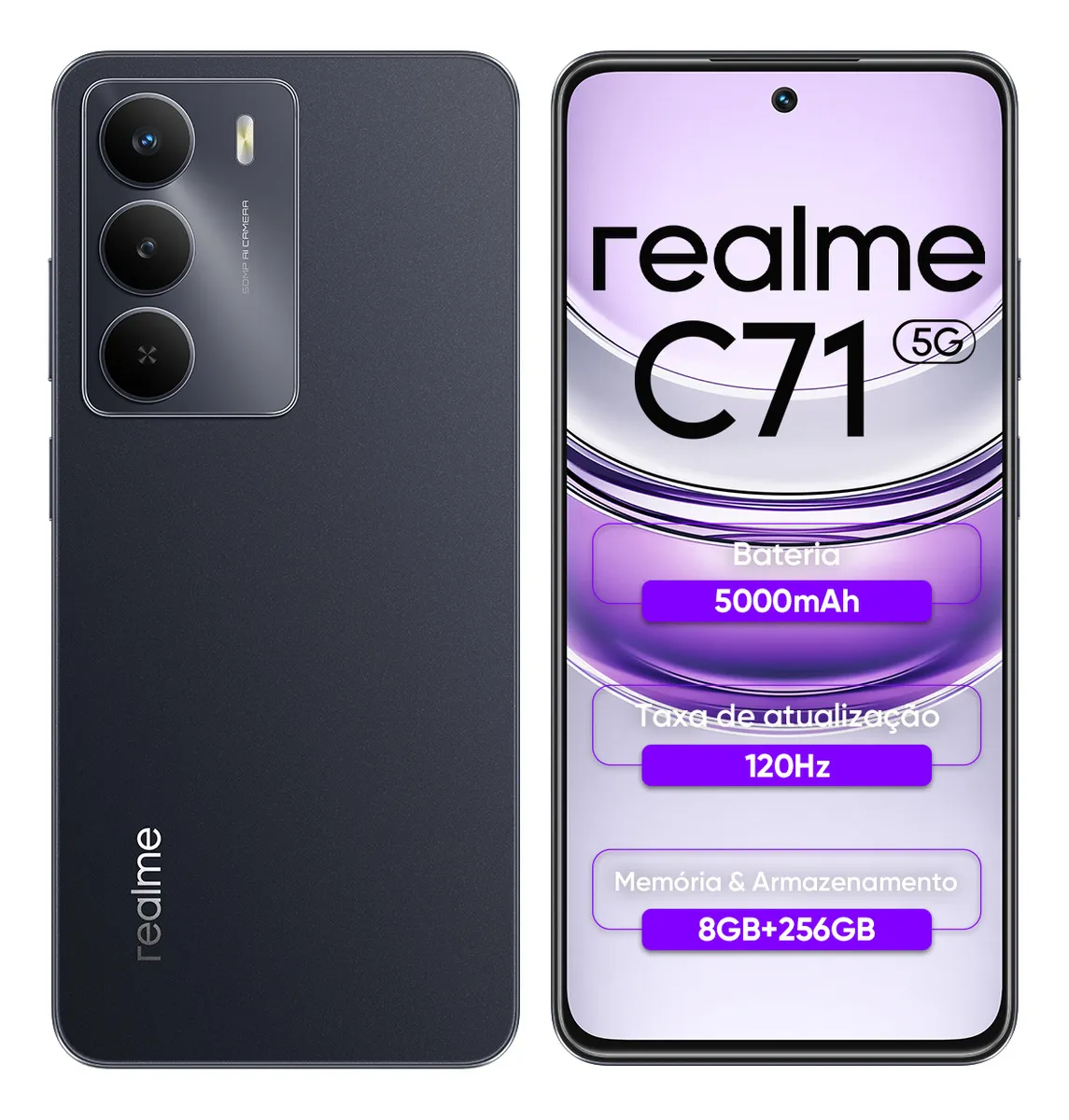 Celular Smartphone Realme C71 5g 8gb 256gb Dual Sim