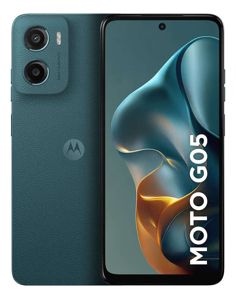 Smartphone Motorola Moto G05 - 256gb 12gb (4gb Ram + 8gb Ram Boost) E Camera 50mp Com Ai Bateria De 5200 Mah Tela 6.7 Com Superbrilho - Verde