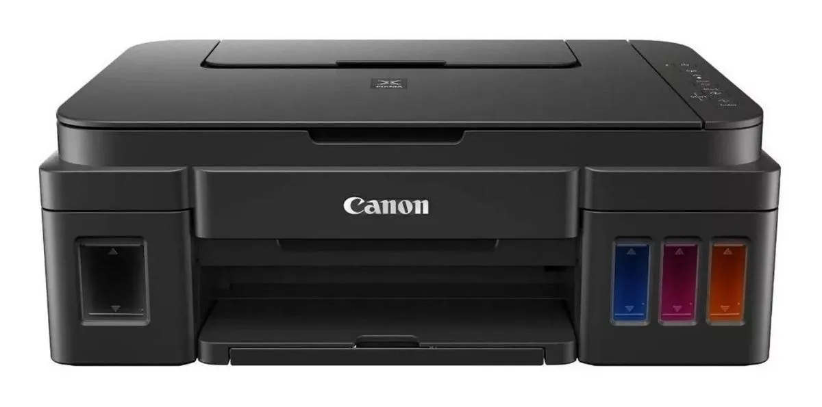 Impressora Canon, sistema de tinta original G3110 Multi Wi-Fi, cor preta