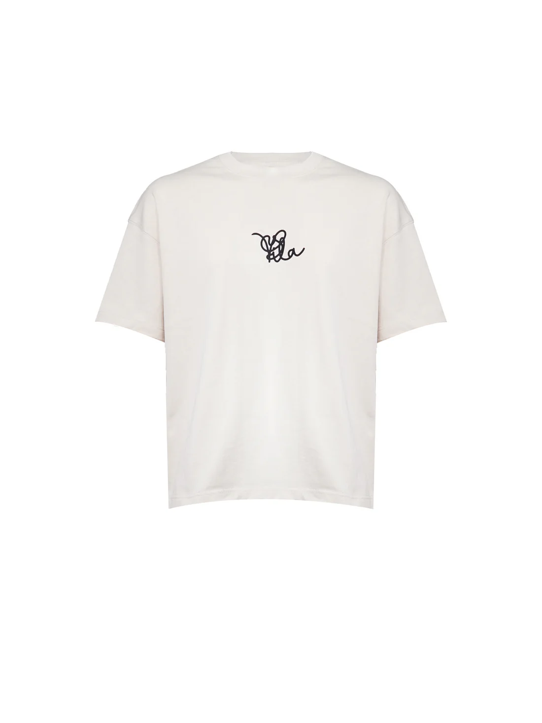 Beige Logo Tee