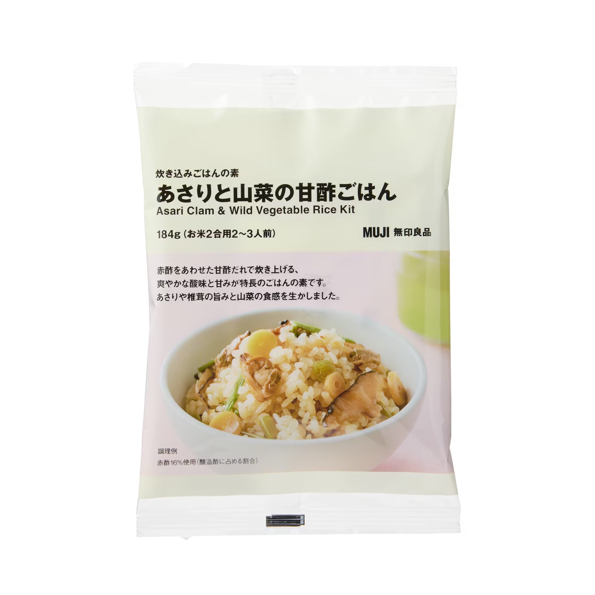 MUJI 糖醋蛤蜊野菜炊飯調理包