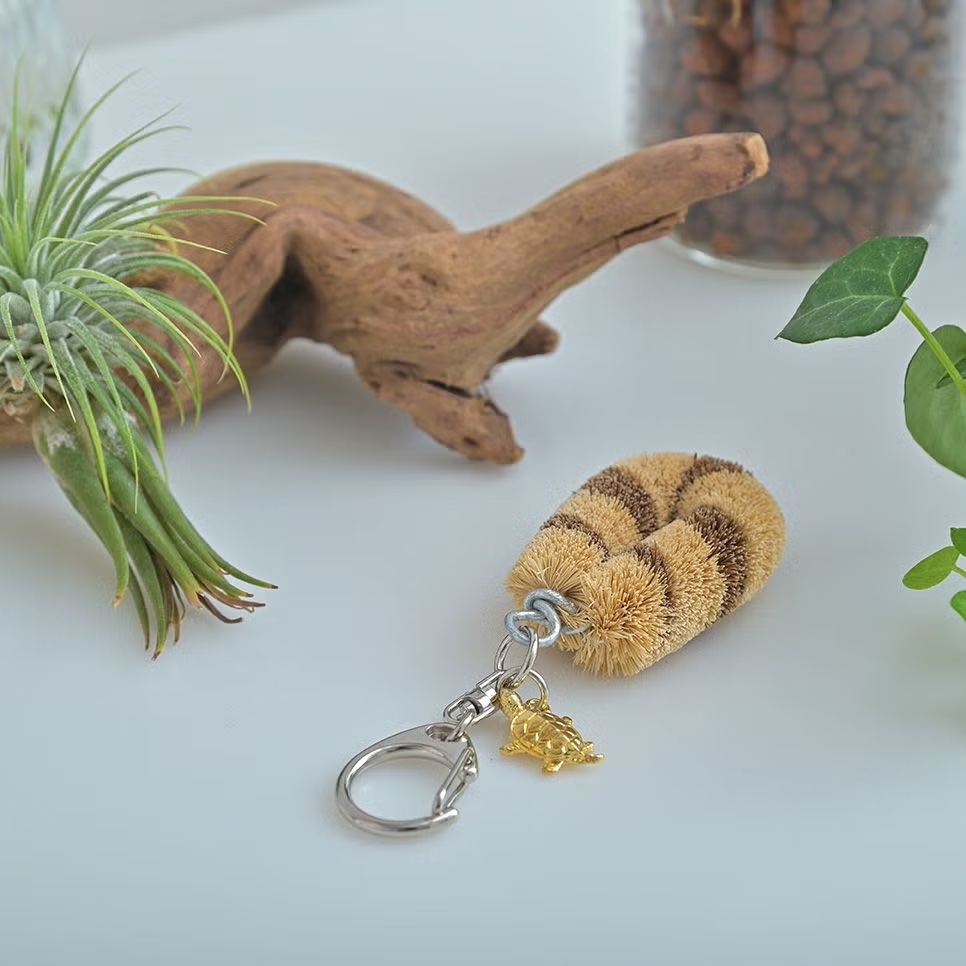 龜之子束子 天然椰子纖維（吊飾）