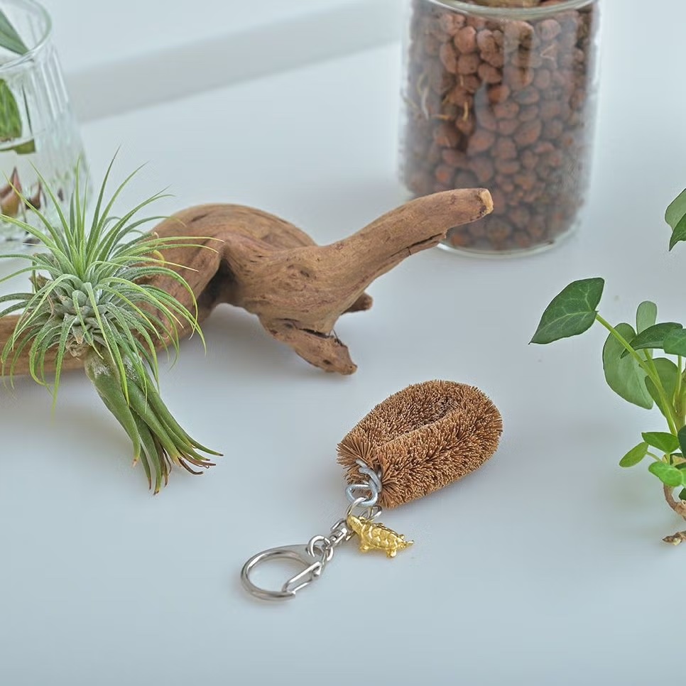 龜之子束子 天然椰子纖維（吊飾）