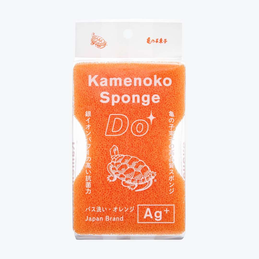 龜之子束子 銀離子抗菌腰部凹槽海綿（浴室用）