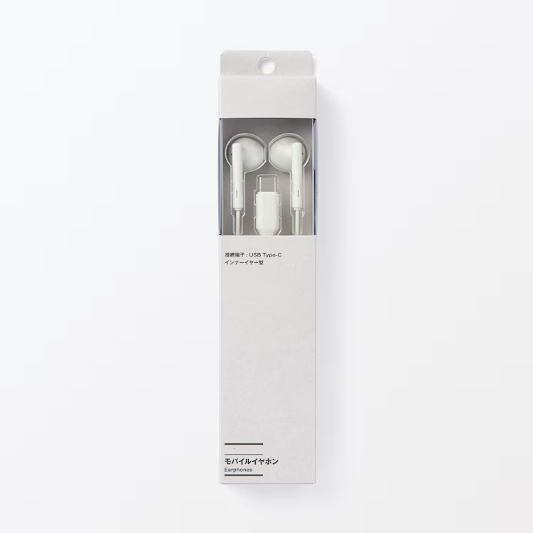 MUJI 有線耳機 type-C