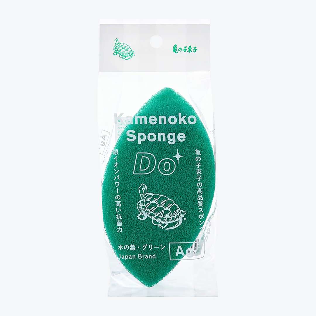 龜之子束子 銀離子抗菌海綿（葉形）