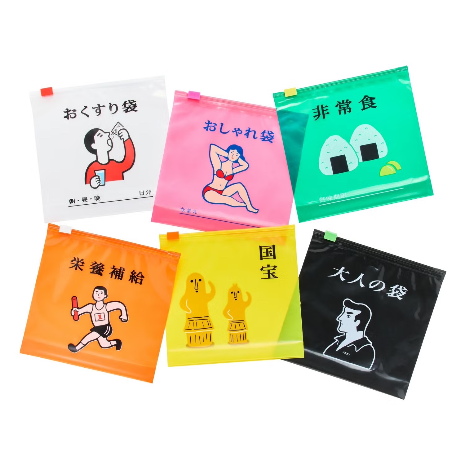 新復古 夾鏈袋M（6入）