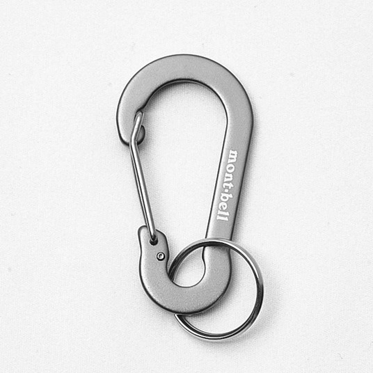 mont-bell 輕量鋁合金扁平扣#6（鑰匙）