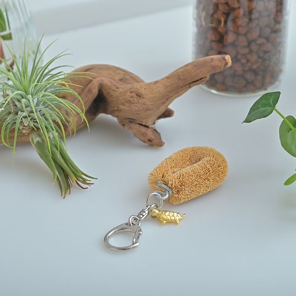 龜之子束子 天然椰子纖維（吊飾）