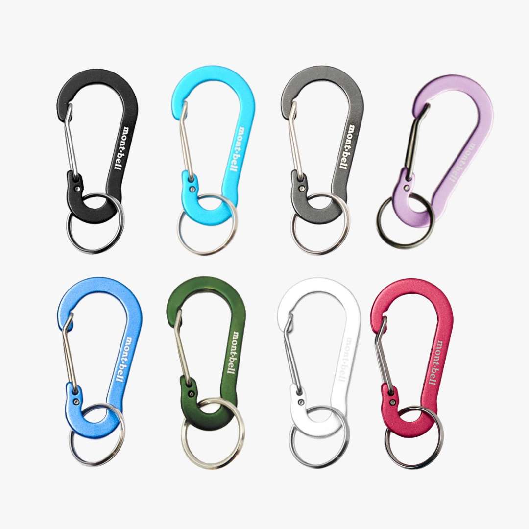 mont-bell 輕量鋁合金扁平扣#6（鑰匙）