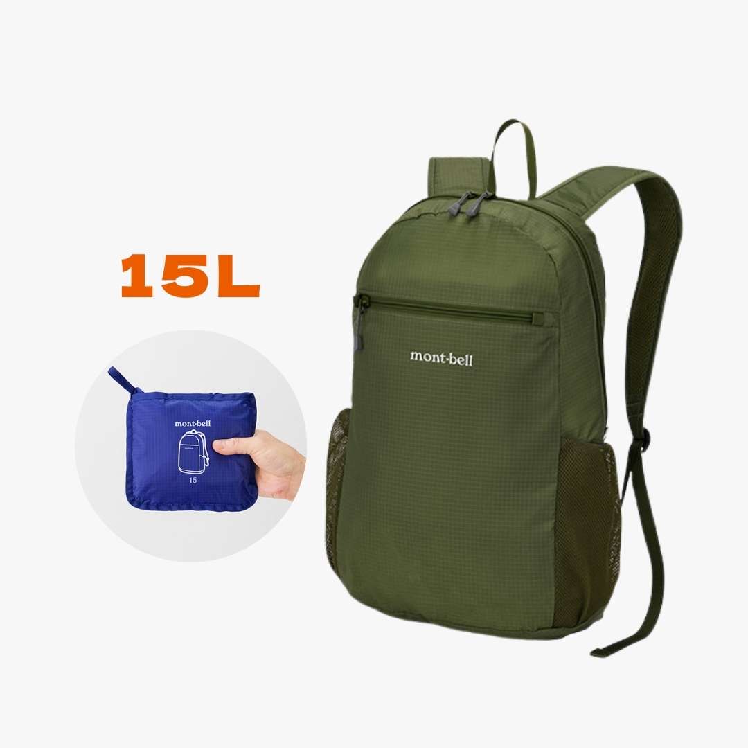mont-bell 可折疊背包15L（極輕量）