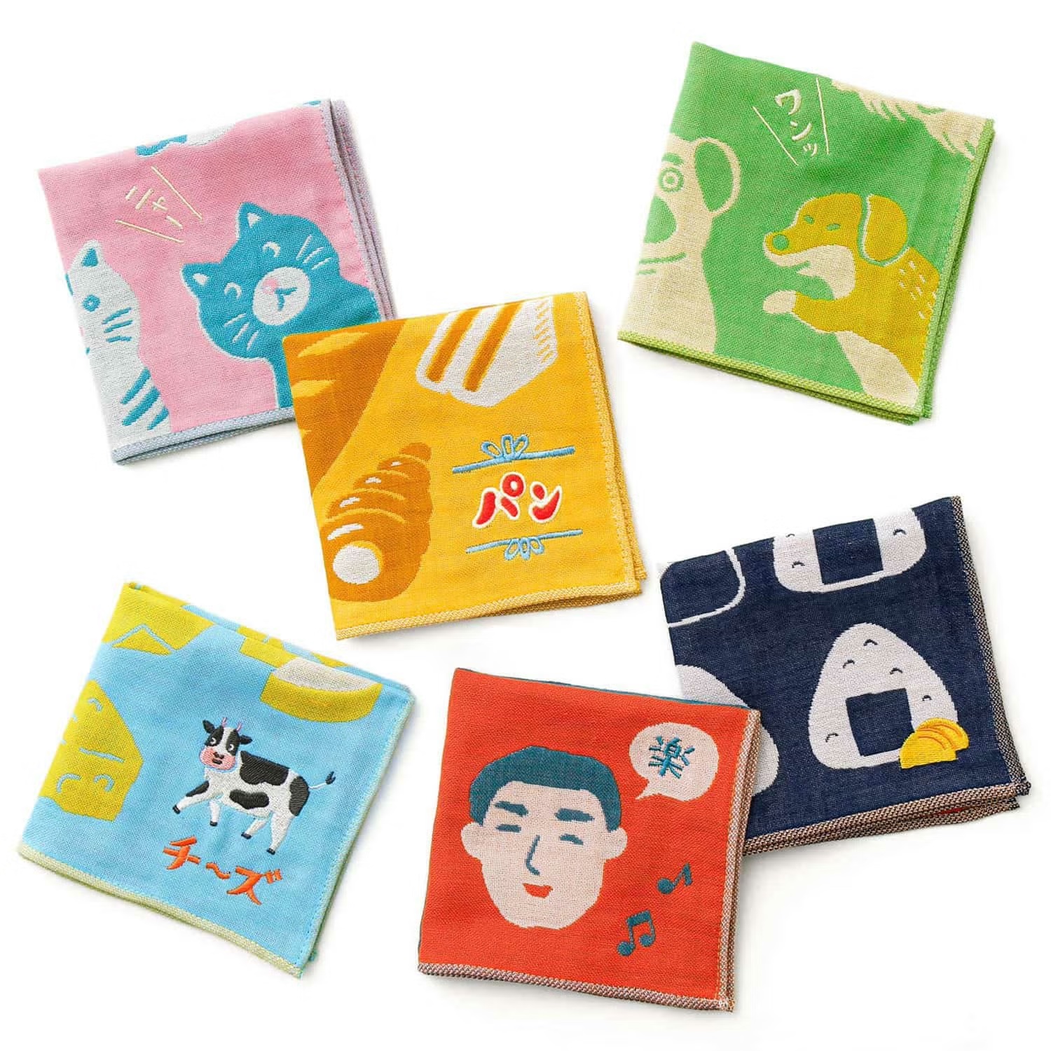 新復古 紗布手帕