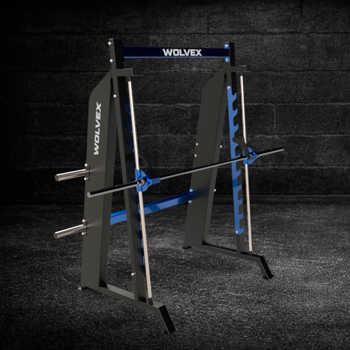 Rack de sentadilla smith con contrapseo