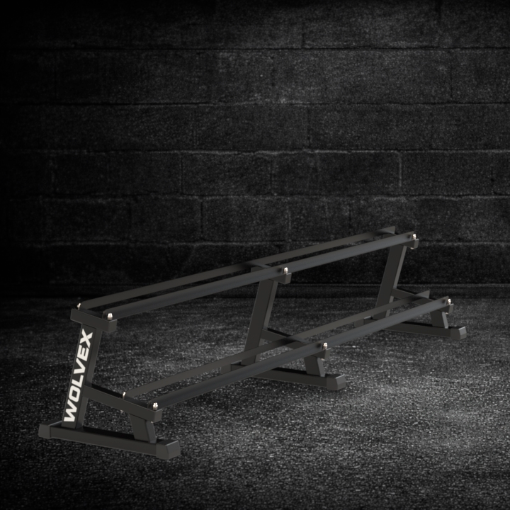 Rack para mancuernas ahuladas reforzado hasta 15 pares