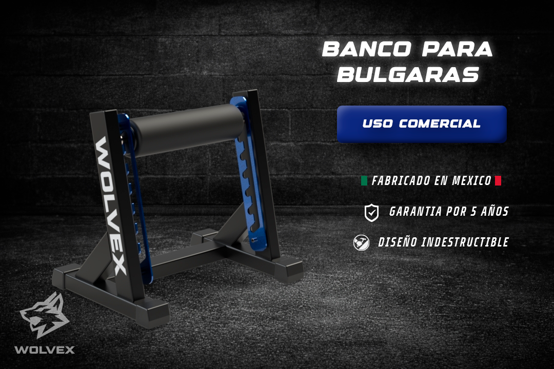 Banco para sentadilla búlgara 