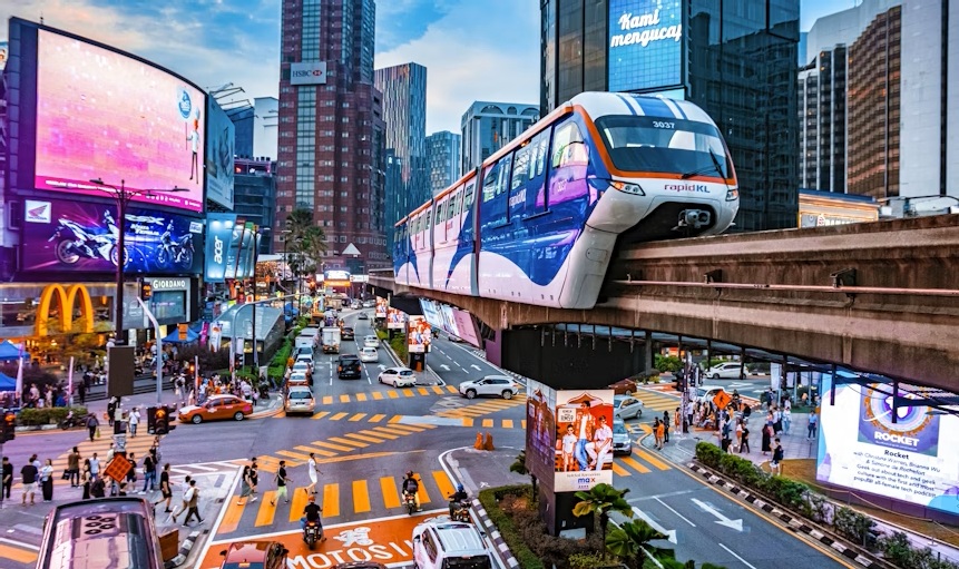 Kuala Lumpur, Malaysia and Jakarta, Indonesia