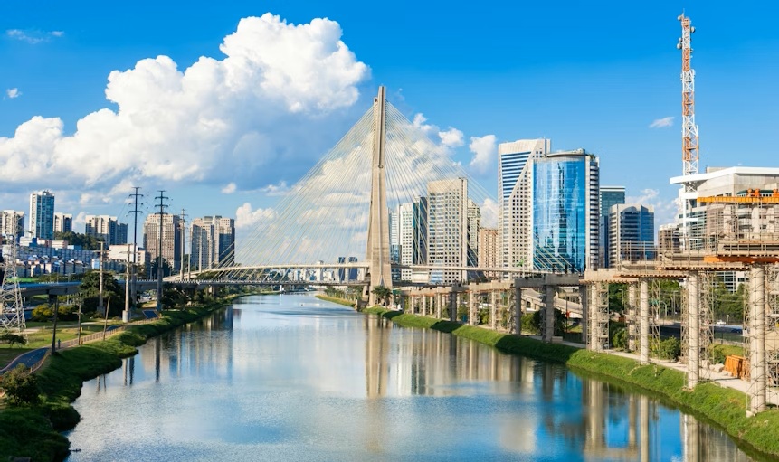 São Paulo, Brazil and Paramaribo, Suriname