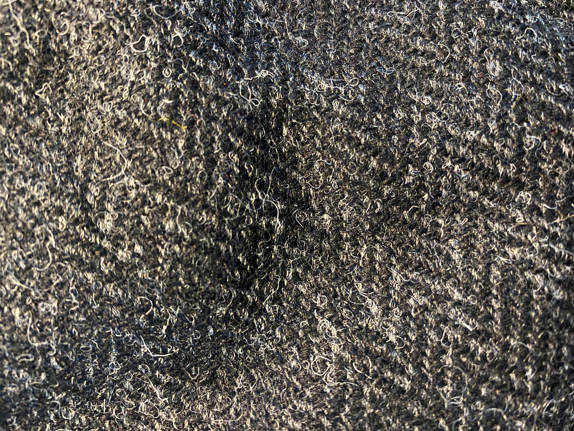 Donegal Touring Cap Harris Scottish Tweed Charcoal Black - Small and Large 