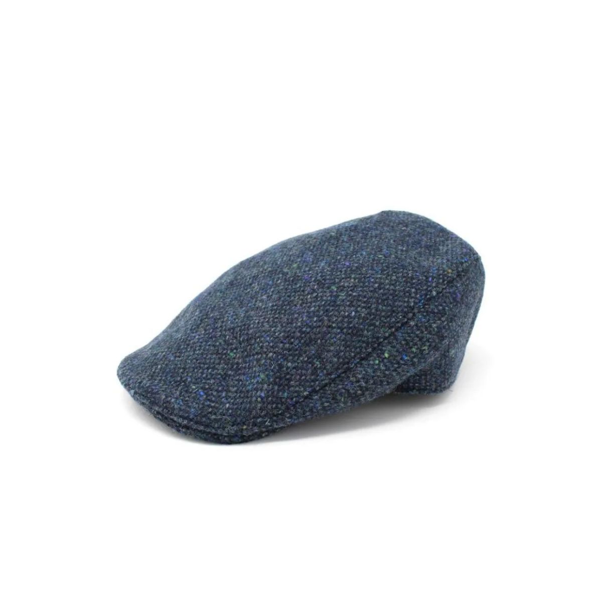 Donegal Touring Irish Blue Tweed Wool Cap - Small, Med and Large Sizes