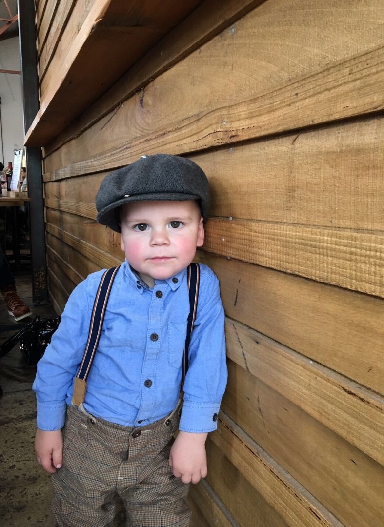 Children's Pure Wool Newsboy Cap  extra small 1-3 years old