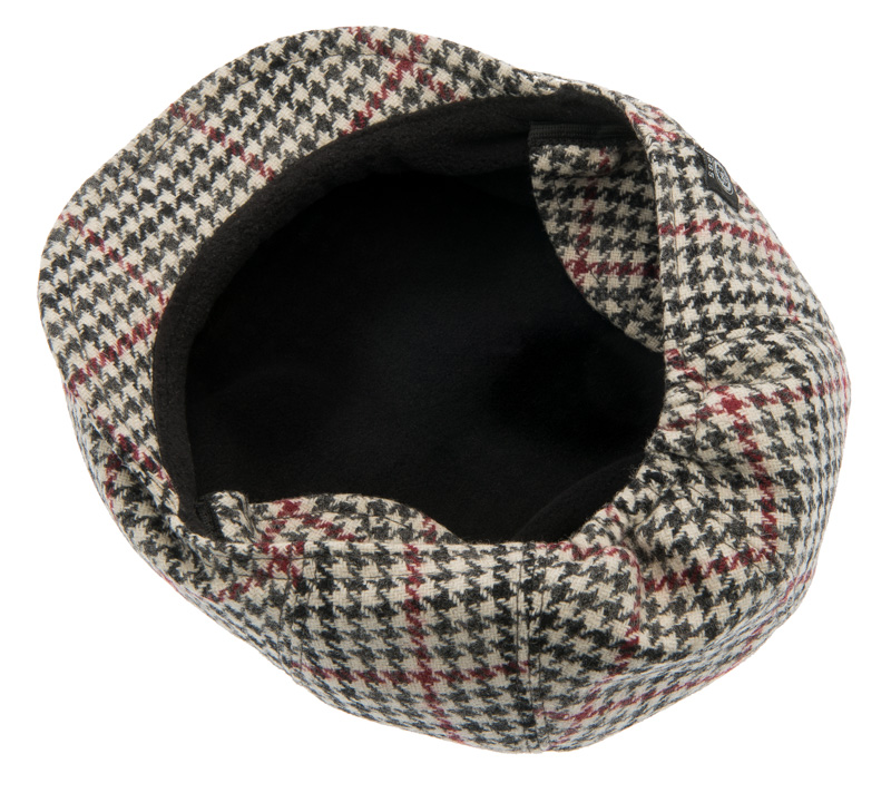 Infant size Wool Flat Cap with ear flaps - 6-18 months