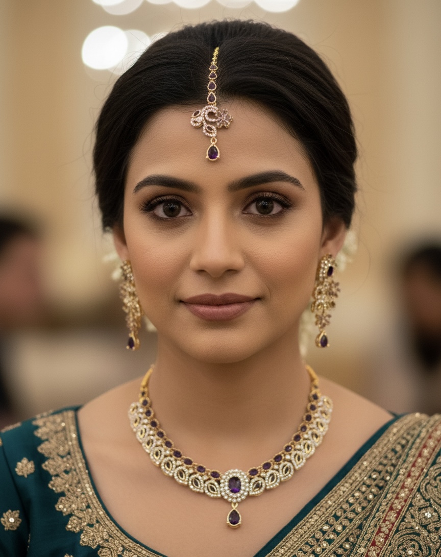 Traditional Gold-Plated Jewelry Set