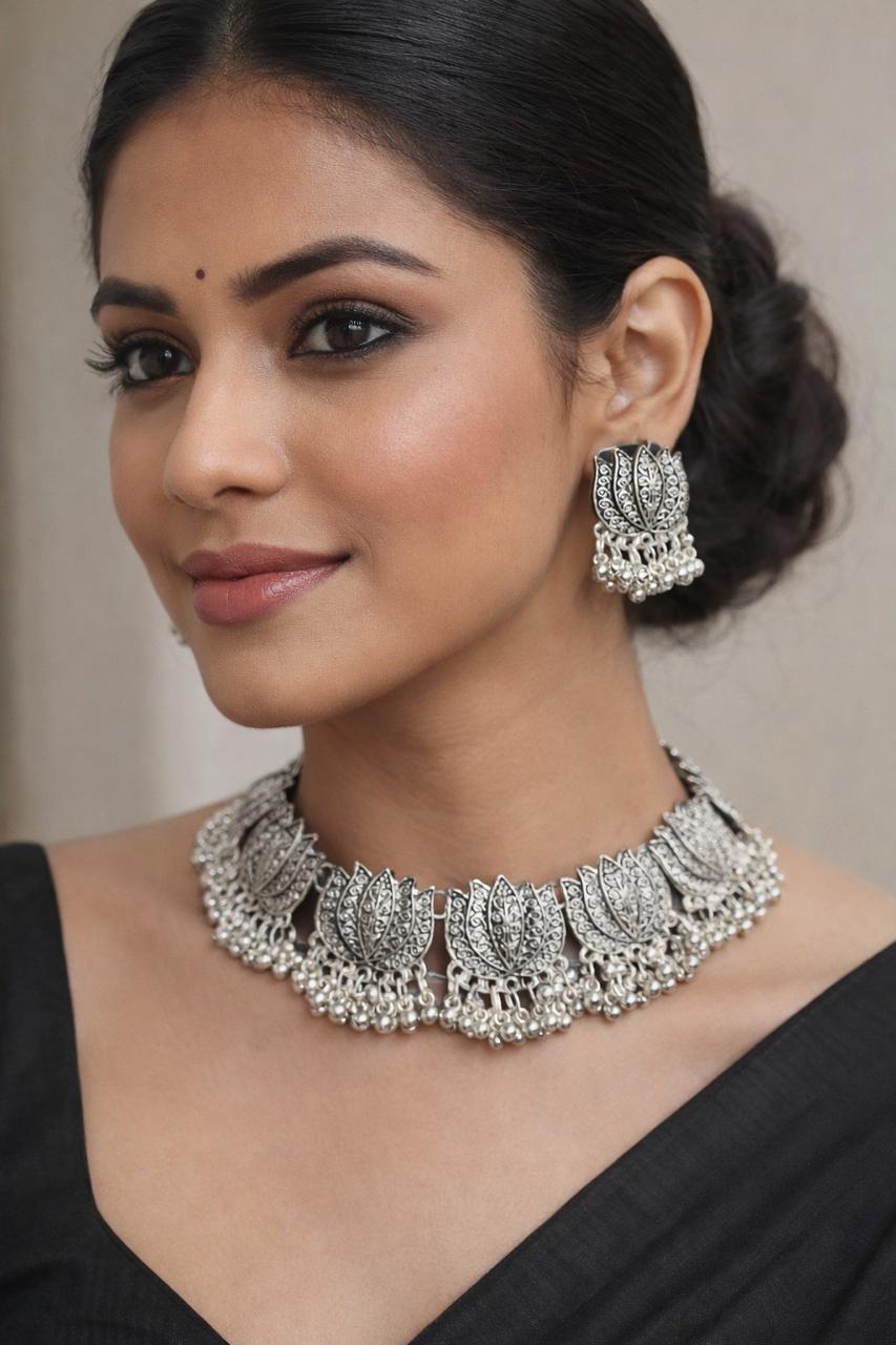 Antique Silver Choker Set