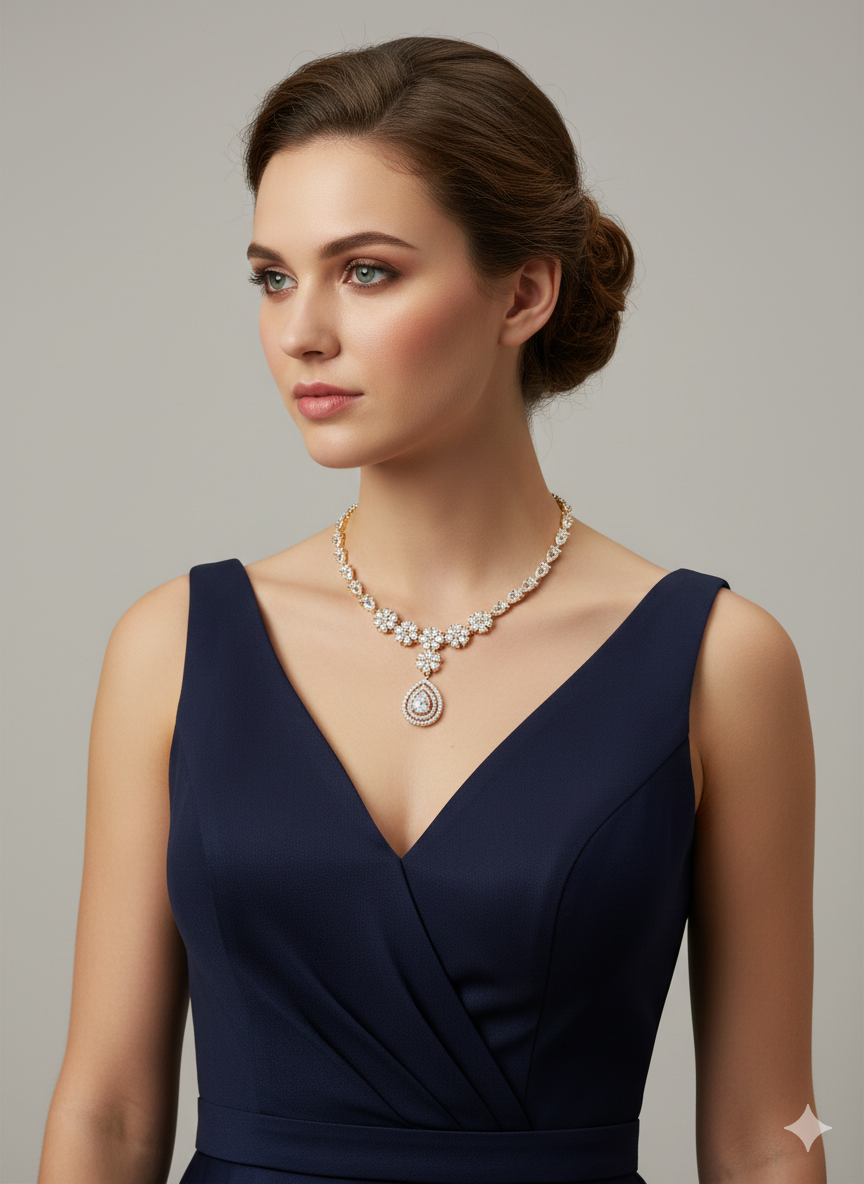 Elegant Gold Plated Jewelry Set