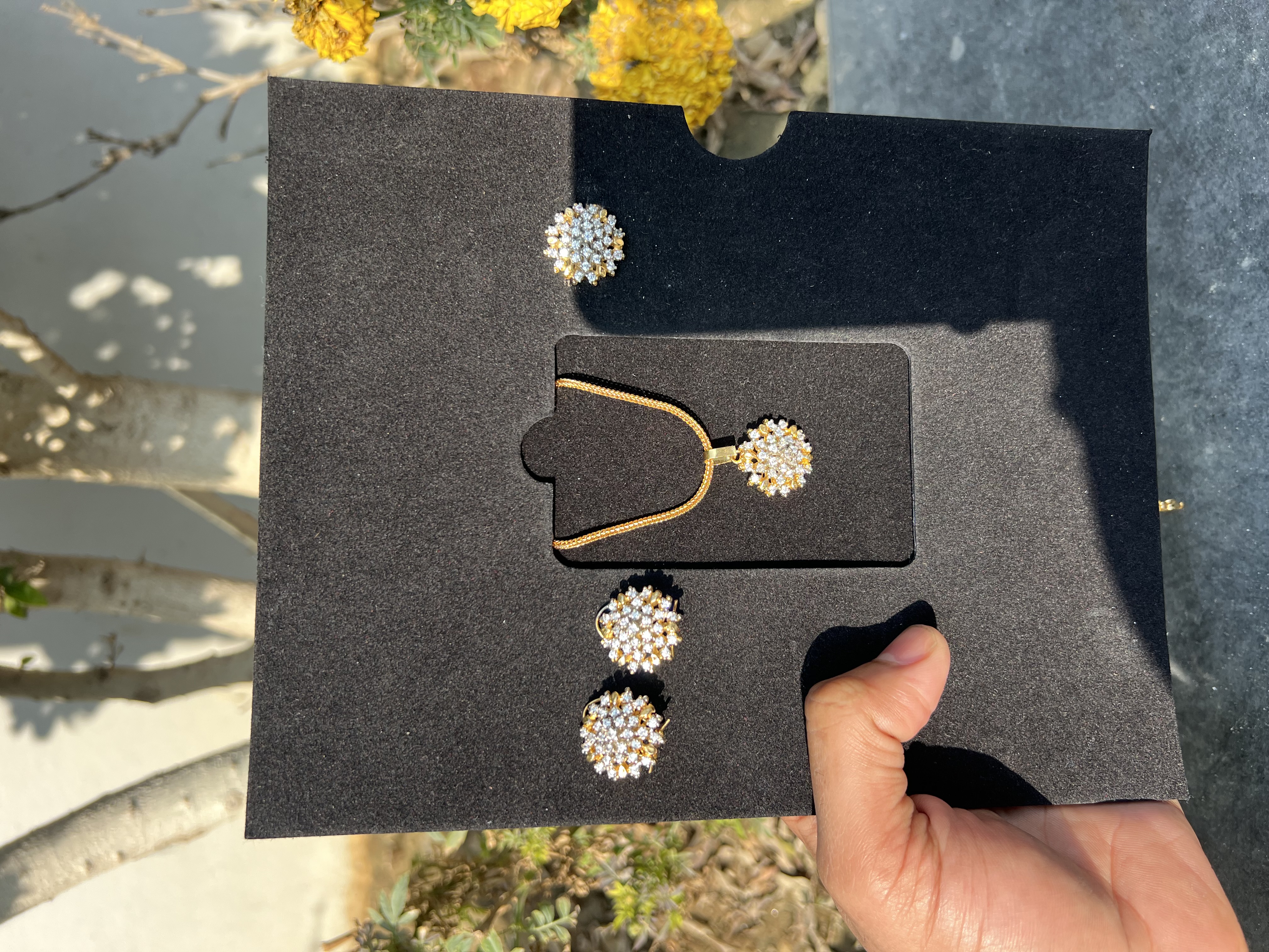 Elegant Floral Jewelry Set