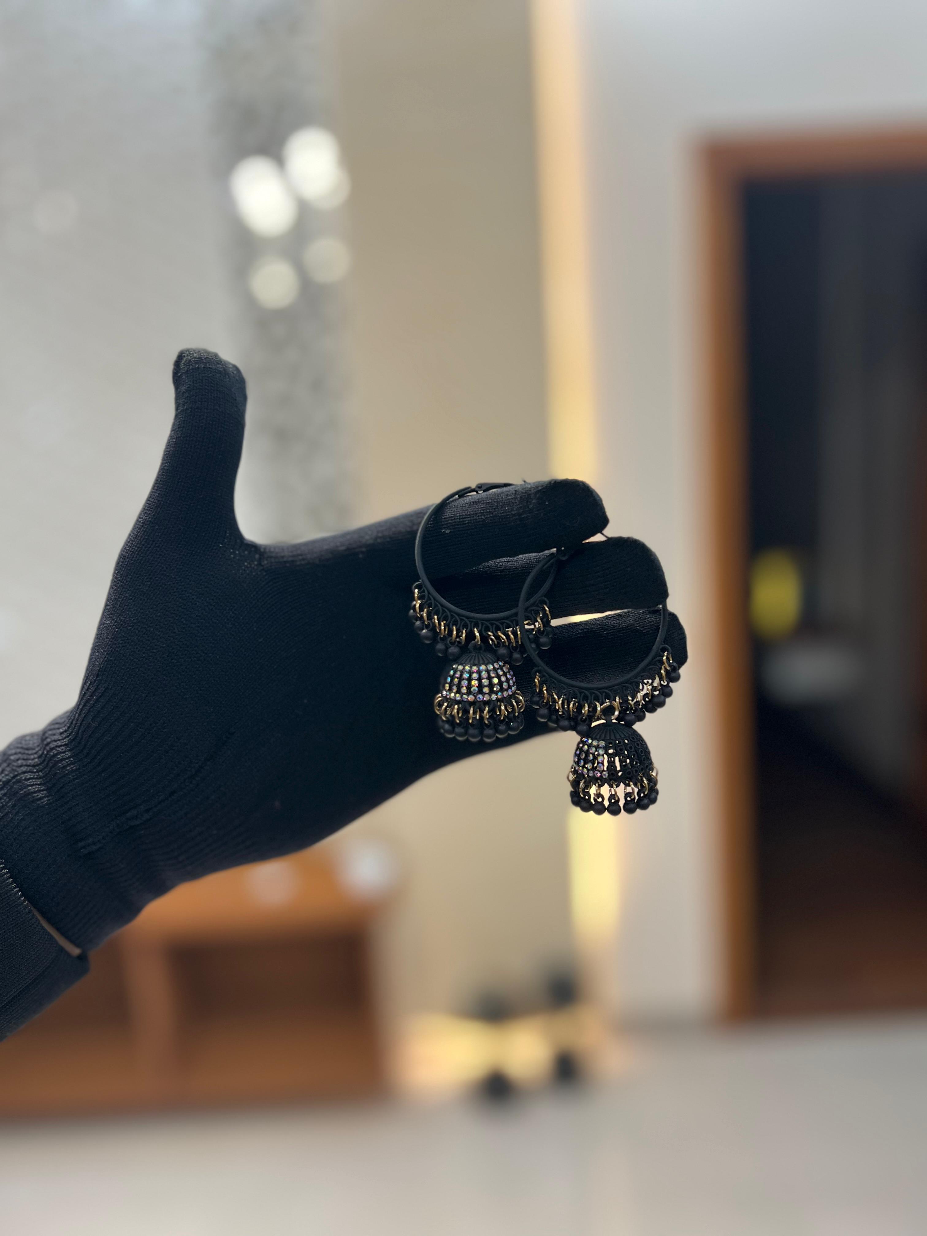 Antique Jhumka Hoop Earrings