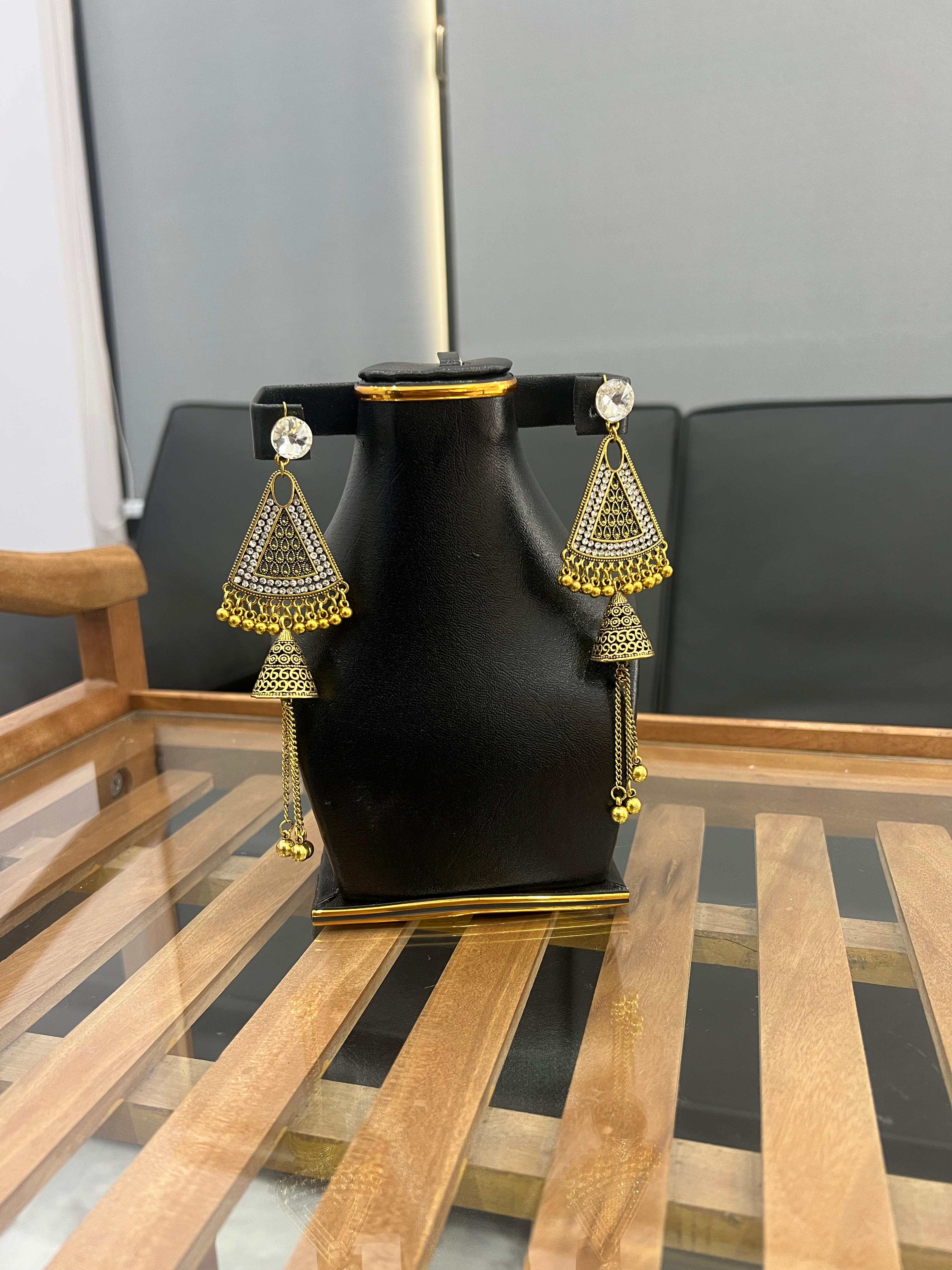 Geometric Drop Earrings