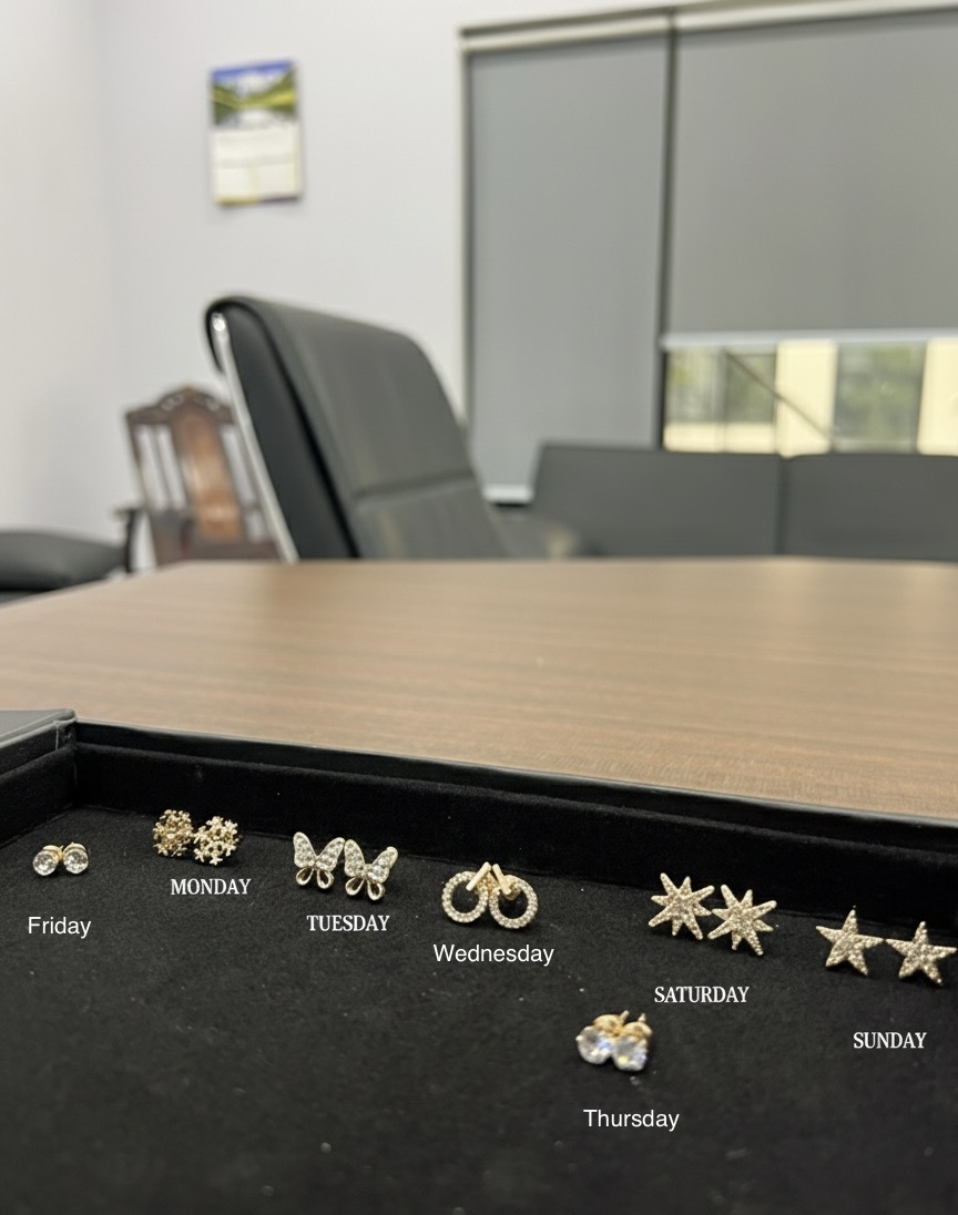 7-Pair Daily Stud Earrings Set