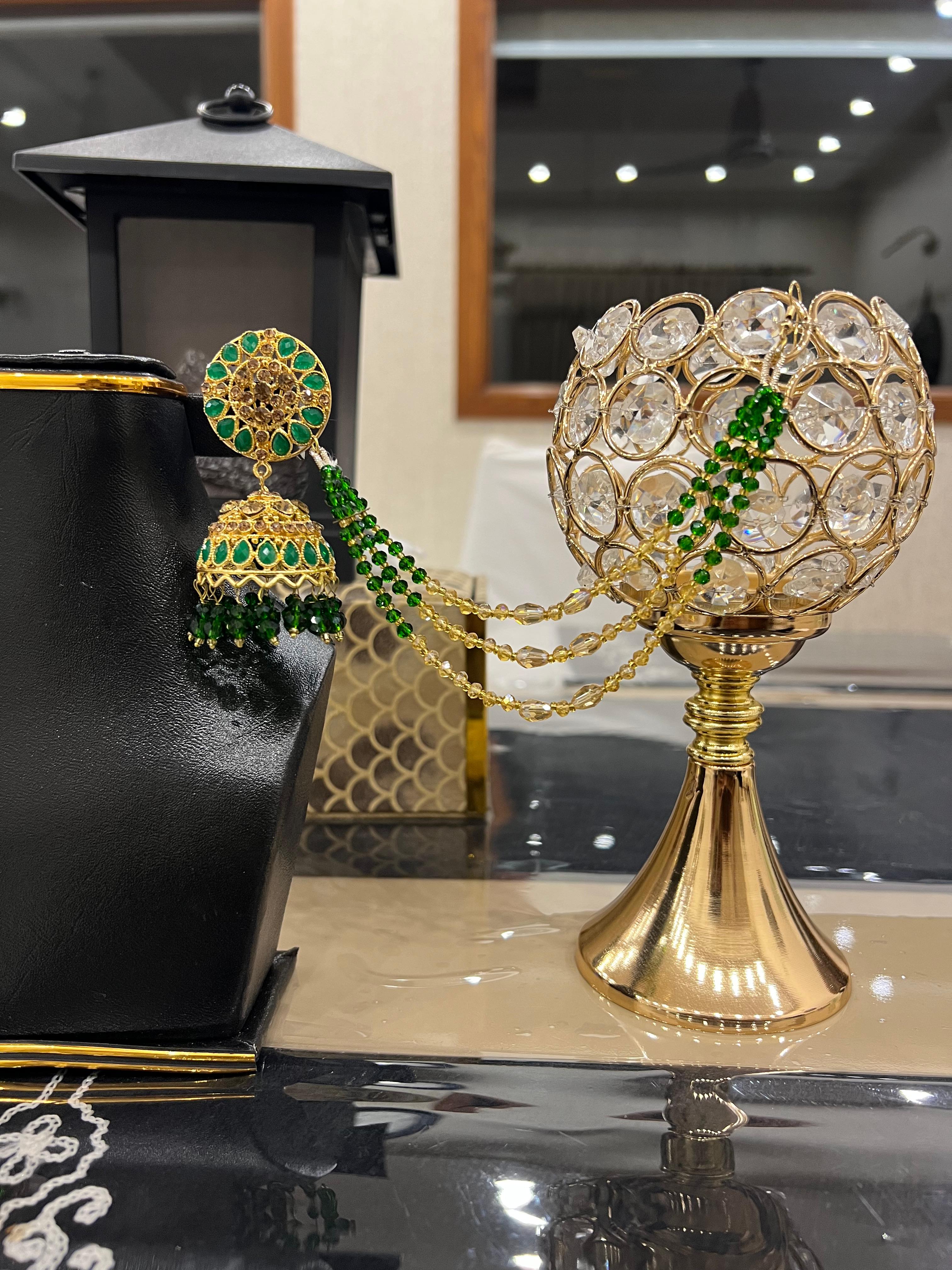 Emerald Bridal Sahara Earrings