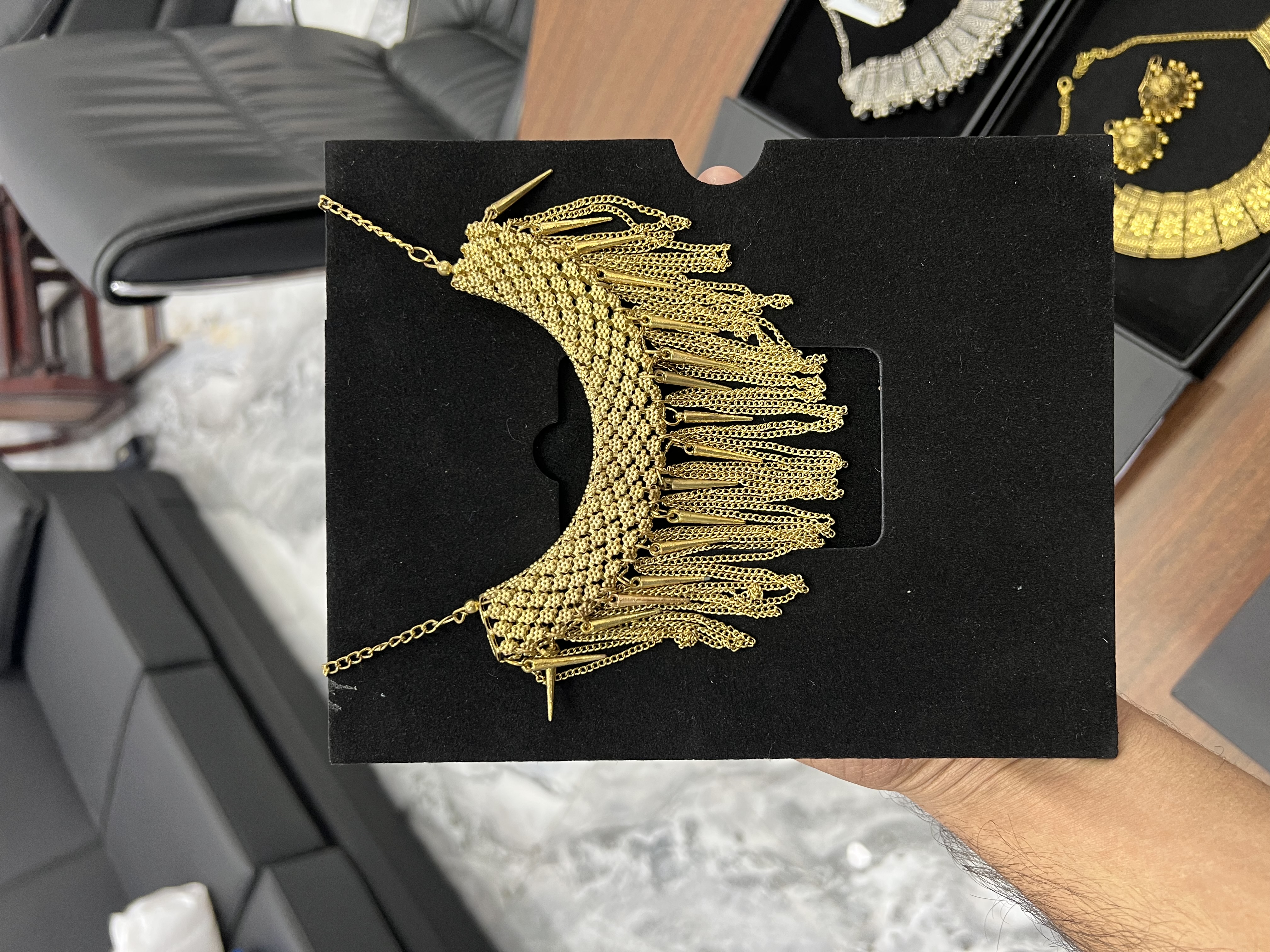 Elegant Gold Plated Necklace