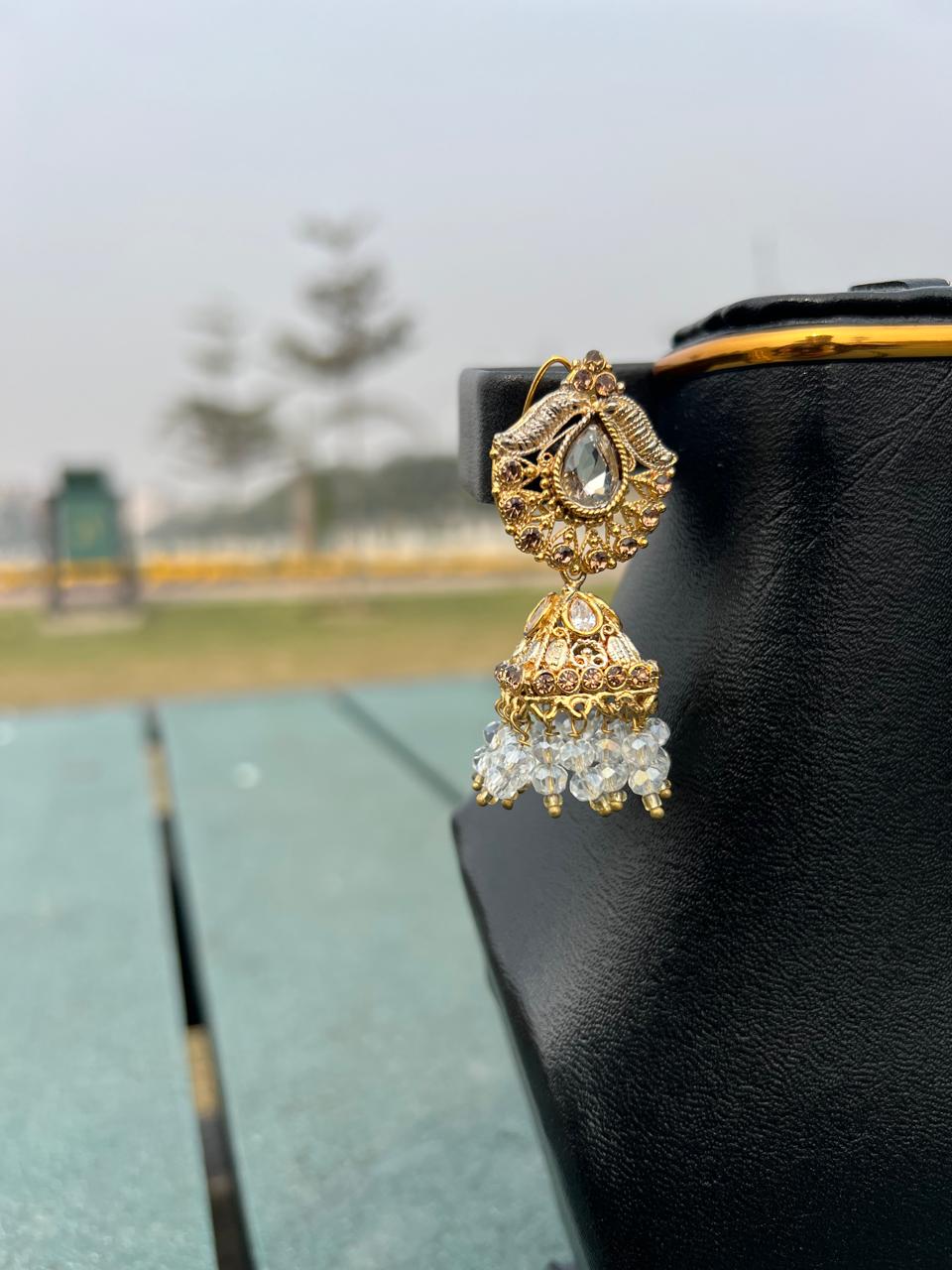 Traditional Gold-Plated Jhumka Earring