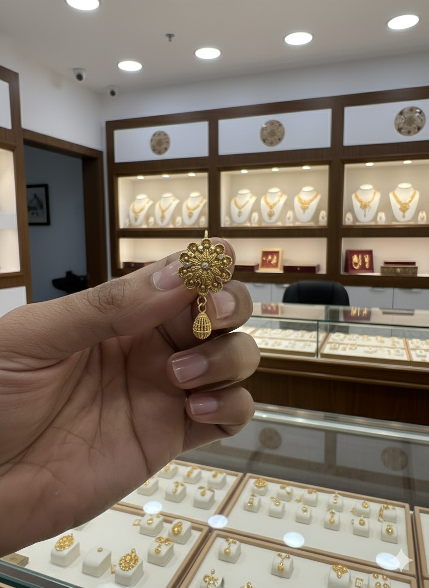 Bridal Gold Necklace Set