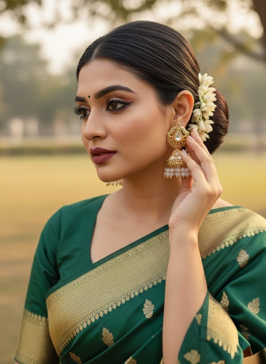 Traditional Gold-Plated Jhumka Earring