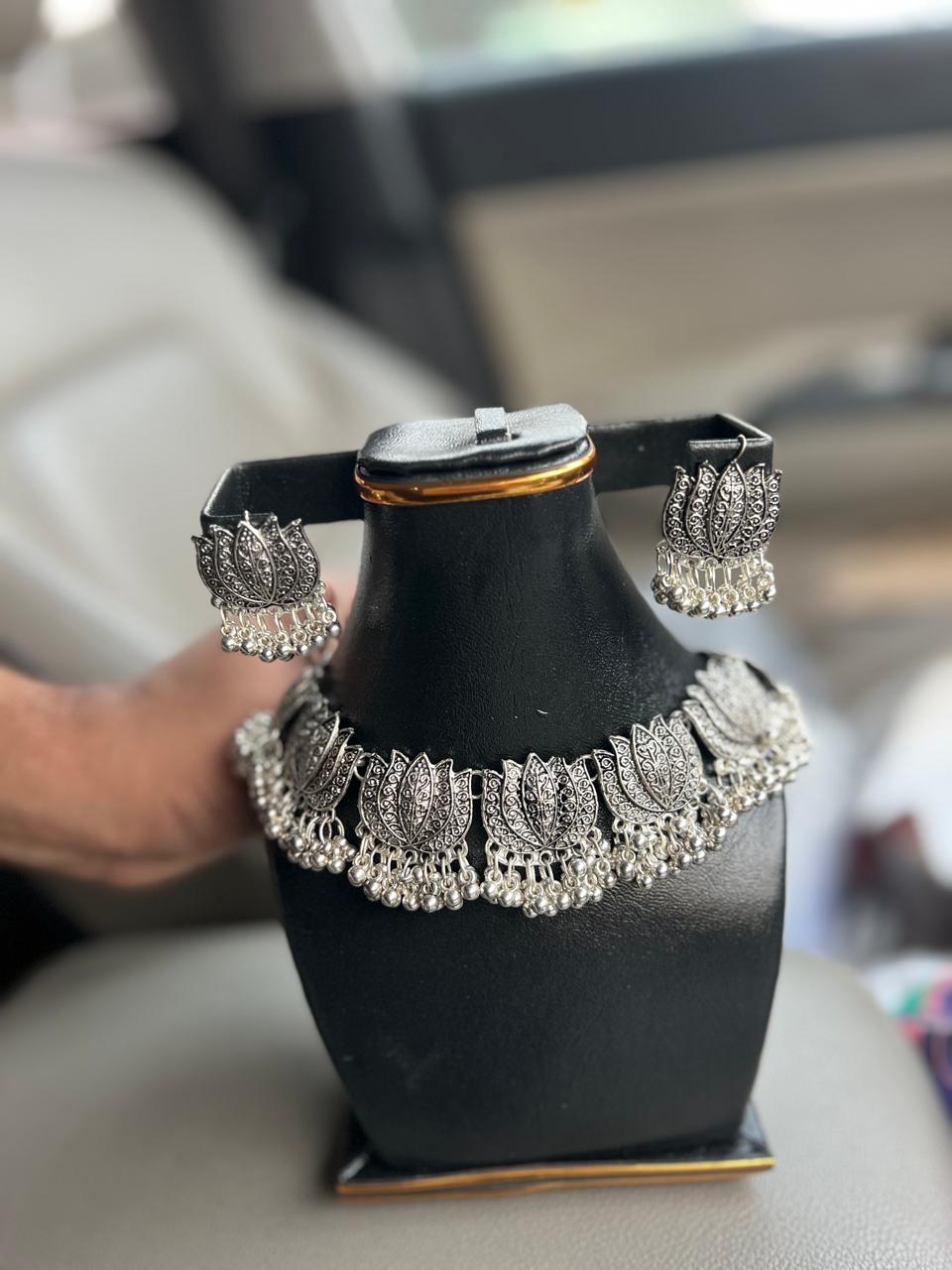 Antique Silver Choker Set