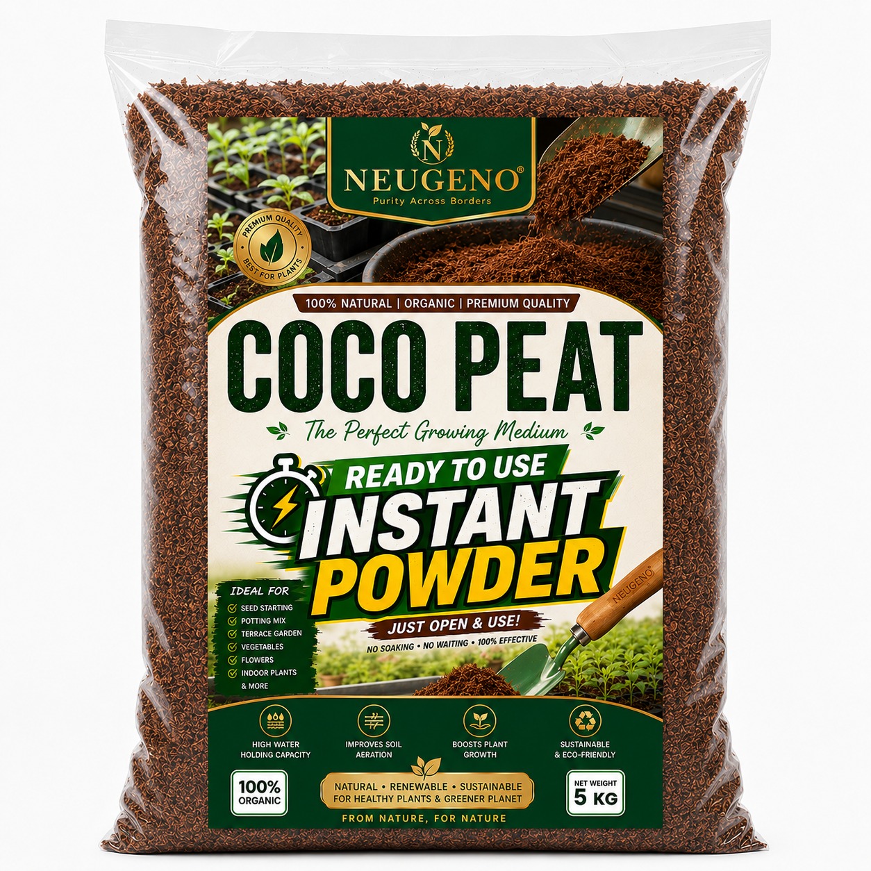 Neugeno Coco Peat Instant Powder